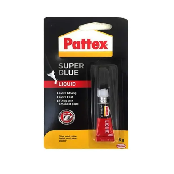 ADHESIVE SUPERGLUE PATTEX 3GR CARDED