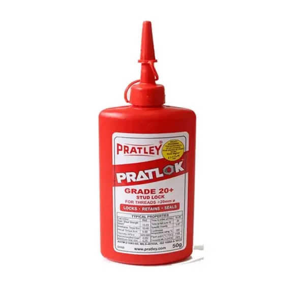 ADHESIVE STUDLOCK PRATLEY 50GR GRADE 20+
