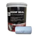 ROOF SEAL KIT ACRYL 5LTR BLACK C/W MEMBRANE