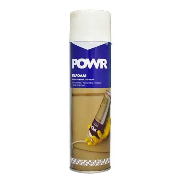 FILLER POLYURETHANE FOAM 750ML POWR