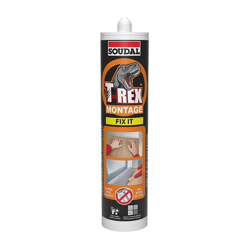 A10813.webp ADHESIVE T-REX MONTAGE FIX IT 350GR SOUDAL - Image 1