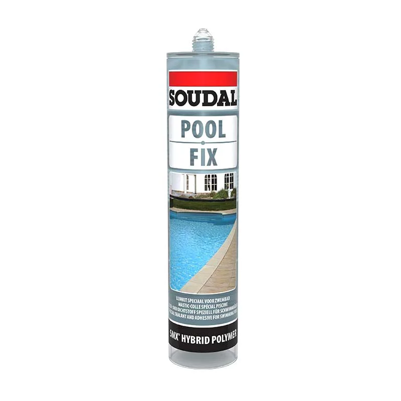 A10938.webp SEALANT POOLFIX TRANS BLUE POLYMER HYBRID 290ML SOUDAL - Image 1