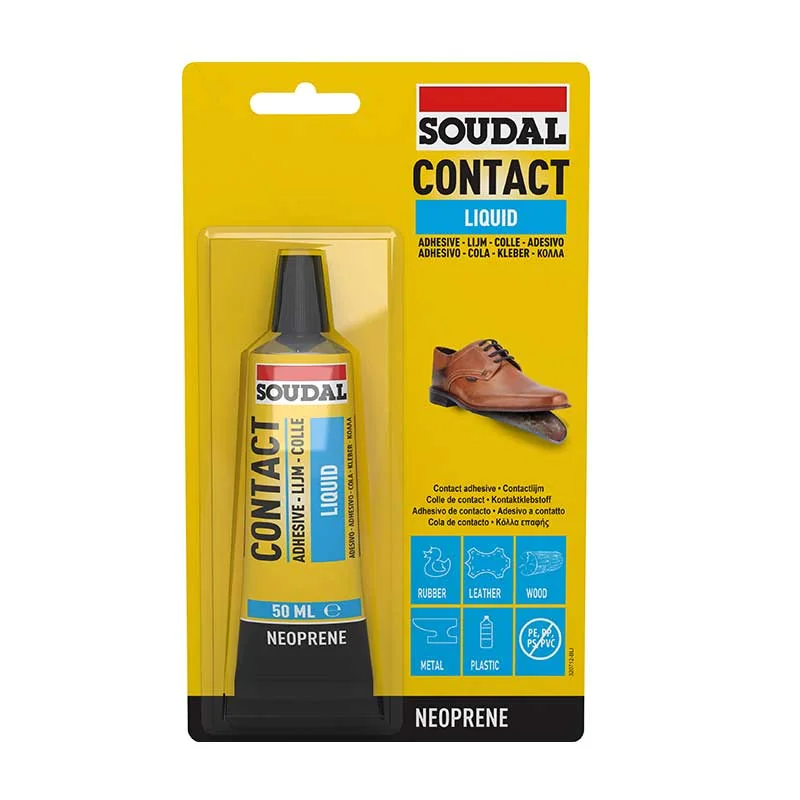 A10944.webp ADHESIVE CONTACT GLUE BLISTER 50ML SOUDAL - Image 1