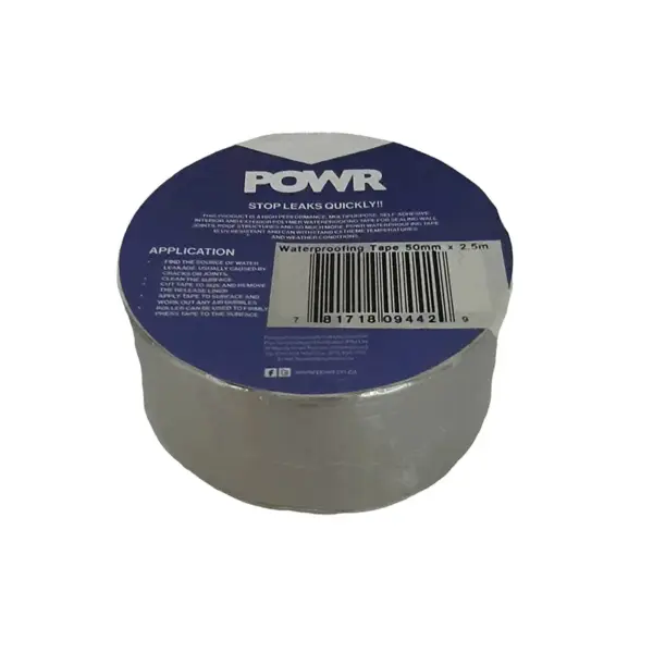 WATERPROOFING TAPE PREM GRADE  50MM X 2.5MT POWR