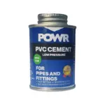 ADHESIVE PVC PIPE CEMENT LP 100ML C/W DAUBER POWR