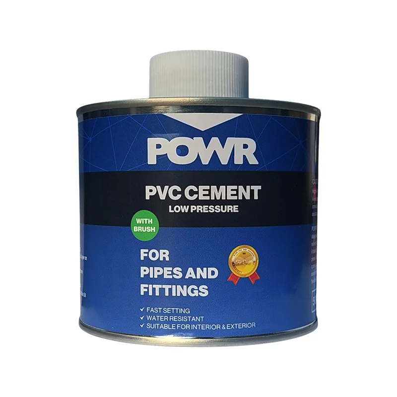 A10970.webp ADHESIVE PVC PIPE CEMENT LP 500ML C/W BRUSH POWR - Image 1