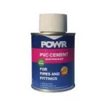 ADHESIVE PVC PIPE CEMENT HP 250ML C/W BRUSH POWR