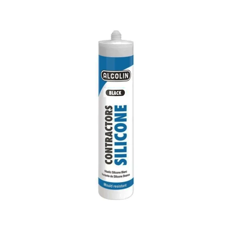 A10975.webp SEALANT SILICONE ALCOLIN CONTRACTORS BLACK 260ML CART - Image 1