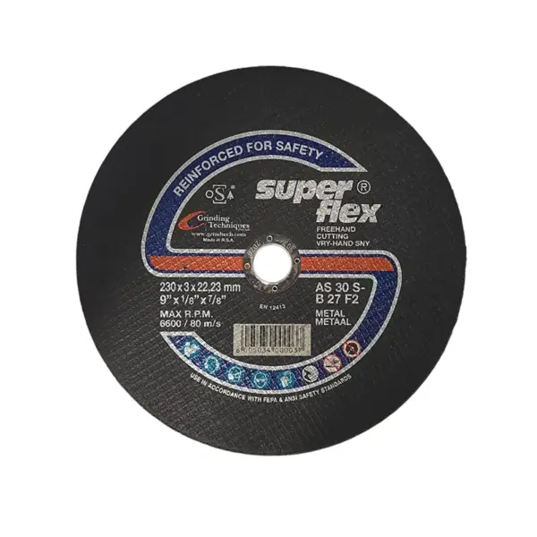 ABRASIVE DISC CUTTING STEEL S/FLEX 230MM*3.0MM*22.2MM