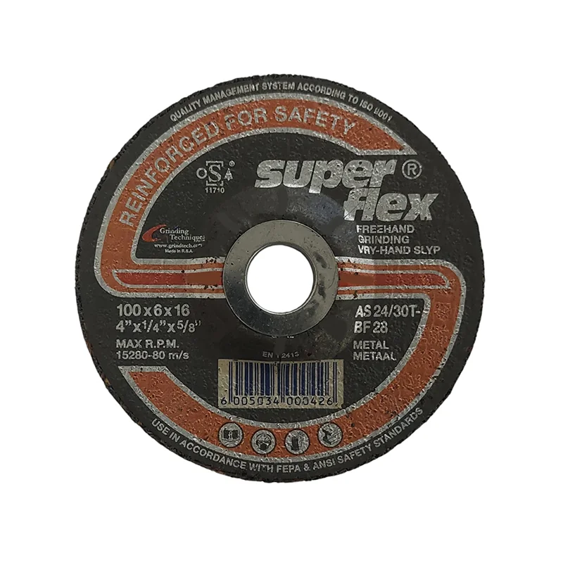 A20011.webp ABRASIVE DISC GRINDING STEEL S/FLEX 100MM*6MM*16MM - Image 1