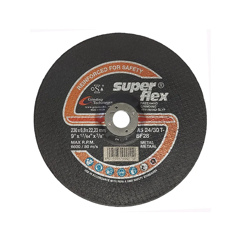 A20015.webp ABRASIVE DISC GRINDING STEELS/FLEX 230MM*6MM*22.2MM - Image 1