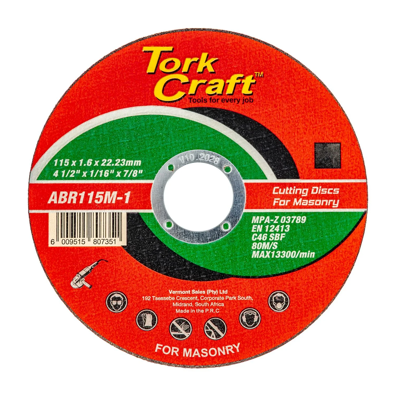 ABR115M-1.webp CUTTING DISC MASONRY 115 X 1.6 X 22.2MM - Image 1