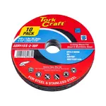 CUTTING DISC STEEL and SS 115 X 1.0 X 22.2 MM 10 PACK