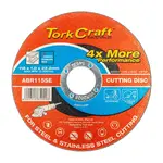 CUTTING DISC STEEL and SS 115 X 1.0 X 22.2 MM 4X MORE PERFORMANCE