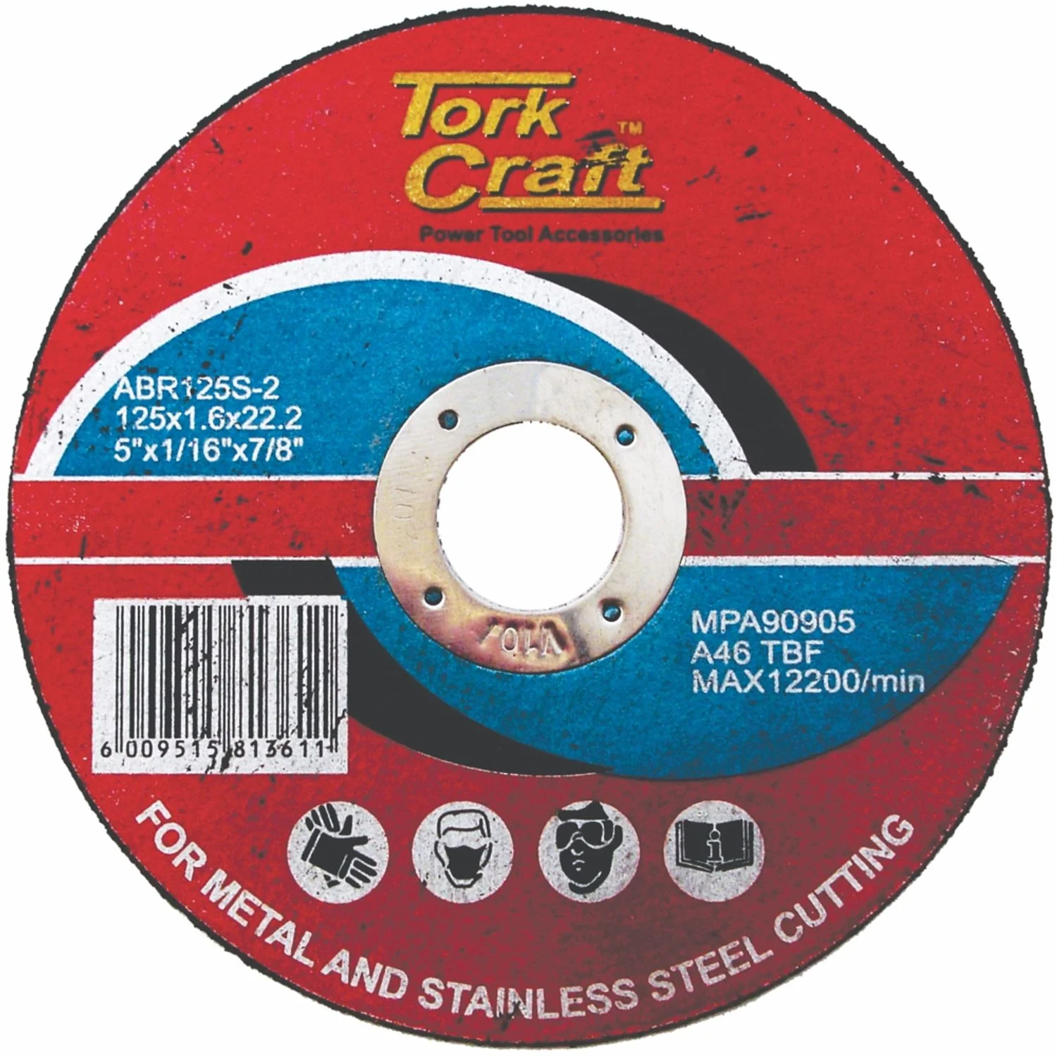 ABR125S-2.webp CUTTING DISC STEEL 125 X 1.6 X 22.2MM - Image 1