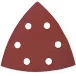 SANDING TRIANGLE SHEET 240GRIT 94X94X94MM 5/PACK W/HOLES HOOK and LOOP