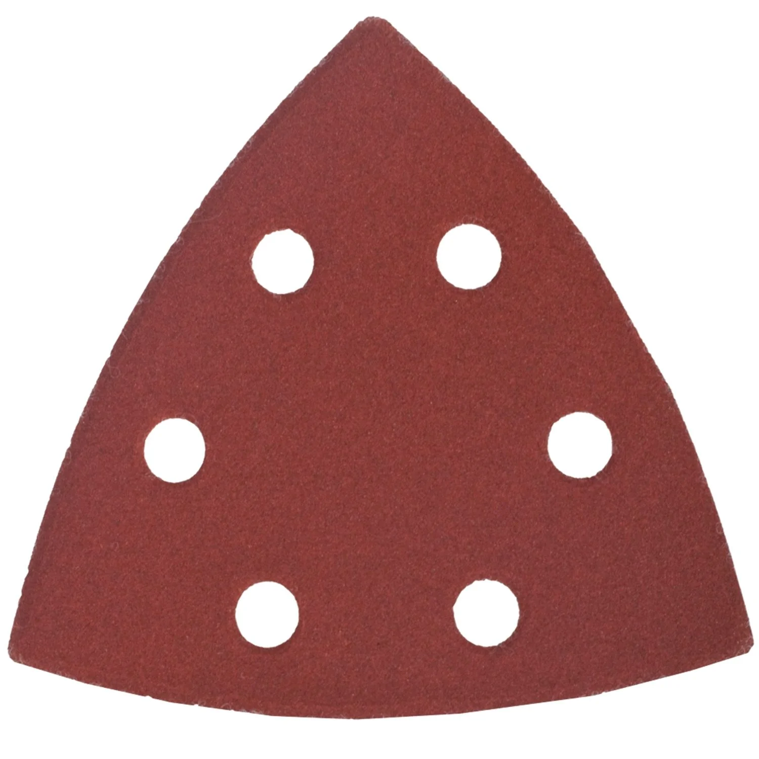 ABR21240.webp SANDING TRIANGLE SHEET 240GRIT 94X94X94MM 5/PACK W/HOLES HOOK and LOOP - Image 1