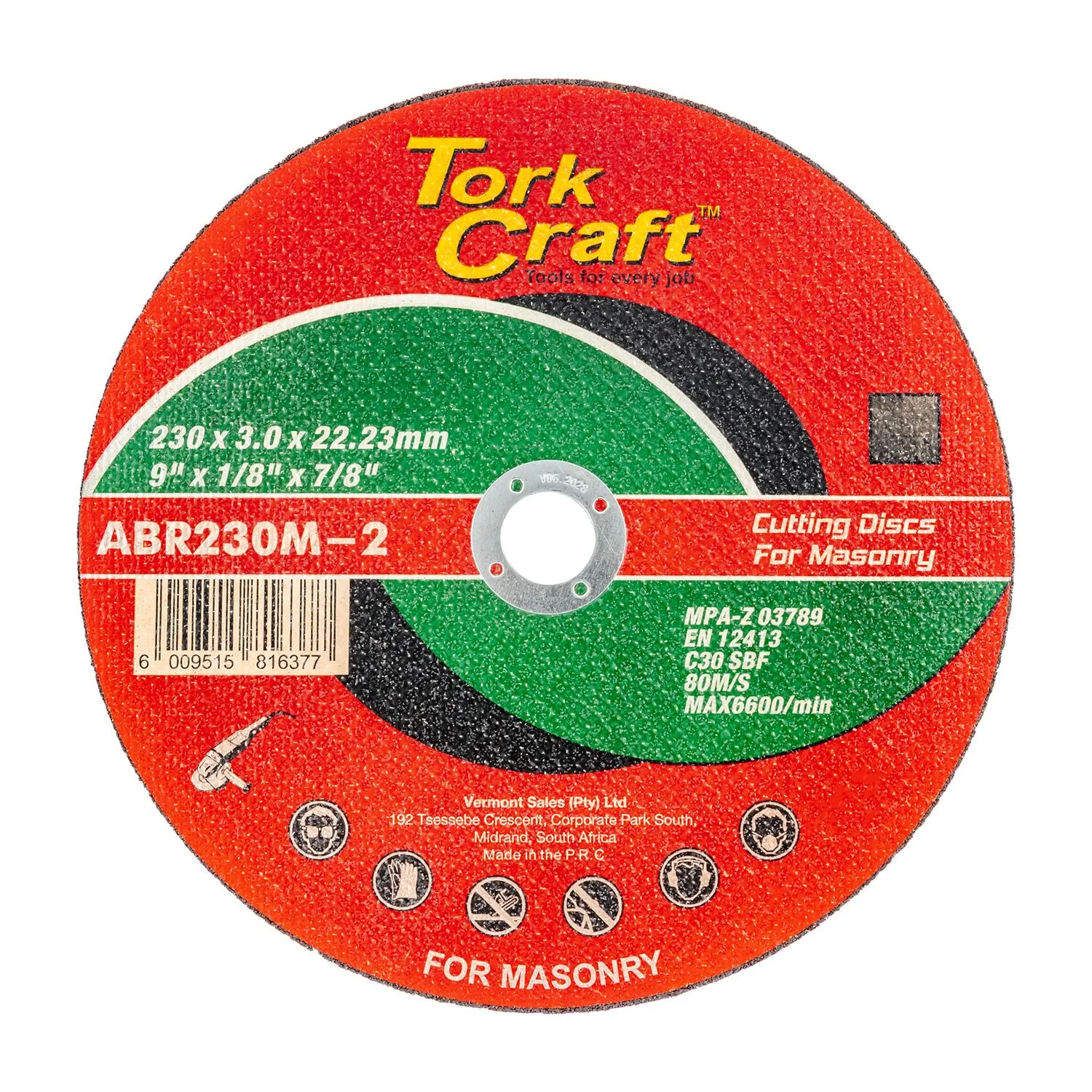 ABR230M-2.webp CUTTING DISC MASONRY 230 X 3.0 X 22.22MM - Image 1