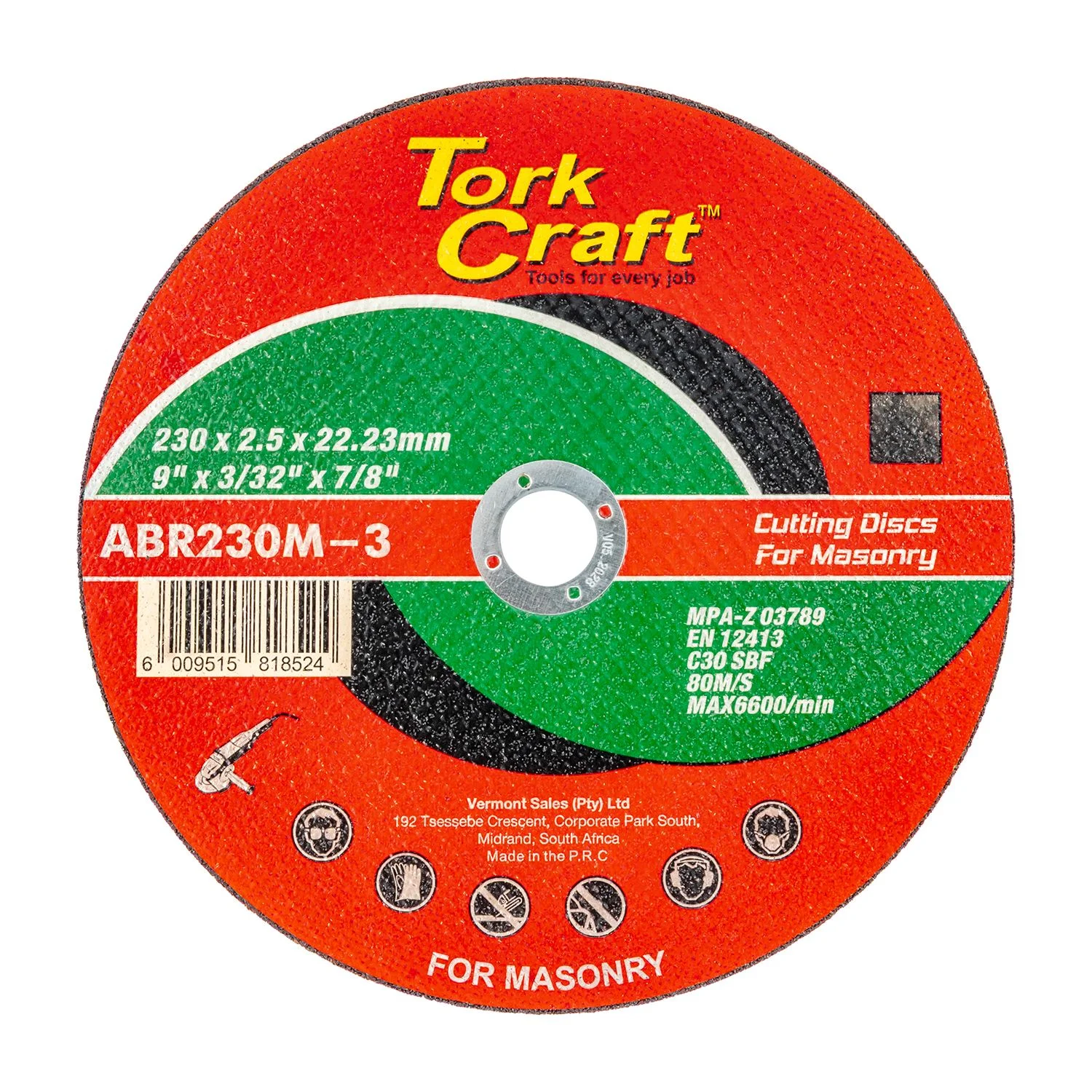 ABR230M-3.webp CUTTING DISC MASONRY 230 X 2.5 X 22.22MM - Image 1