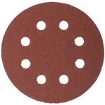 SANDING DISC 115MM 60 GRIT WITH HOLES 10/PK HOOK AND LOOP