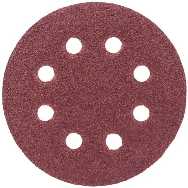 SANDING DISC 115MM 80 GRIT WITH HOLES 10/PK HOOK AND LOOP