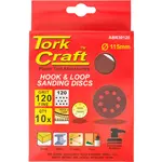 SANDING DISC 115MM 120 GRIT WITH HOLES 10/PK HOOK AND LOOP - Image 2