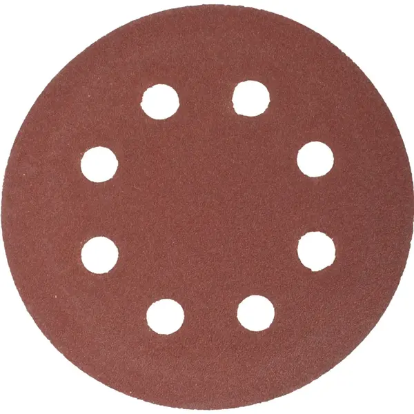 SANDING DISC 125MM 40 GRIT WITH HOLES 10/PK HOOK AND LOOP