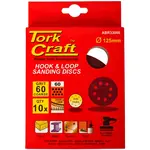 SANDING DISC 125MM 60 GRIT WITH HOLES 10/PK HOOK AND LOOP - Image 2