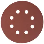 SANDING DISC 125MM 120 GRIT WITH HOLES 10/PK HOOK AND LOOP