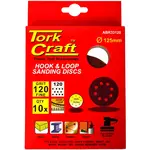 SANDING DISC 125MM 120 GRIT WITH HOLES 10/PK HOOK AND LOOP - Image 2