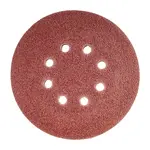 SANDING DISC 150MM 40 GRIT WITH HOLES 10/PK HOOK AND LOOP