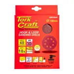 SANDING DISC 150MM 40 GRIT WITH HOLES 10/PK HOOK AND LOOP - Image 3