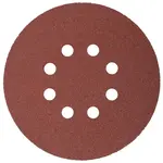 SANDING DISC 150MM 60 GRIT WITH HOLES 10/PK HOOK AND LOOP