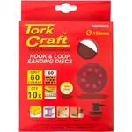 SANDING DISC 150MM 60 GRIT WITH HOLES 10/PK HOOK AND LOOP - Image 2