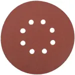 SANDING DISC 150MM 120 GRIT WITH HOLES 10/PK HOOK AND LOOP