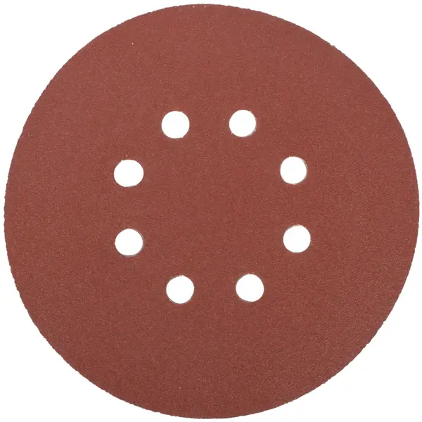 SANDING DISC 150MM 120 GRIT WITH HOLES 10/PK HOOK AND LOOP