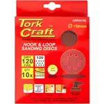 SANDING DISC 150MM 120 GRIT WITH HOLES 10/PK HOOK AND LOOP - Image 2