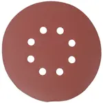 SANDING DISC 150MM 180 GRIT WITH HOLES 10/PK HOOK AND LOOP