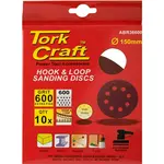 SANDING DISC 150MM 600 GRIT WITH HOLES 10/PK HOOK AND LOOP - Image 2