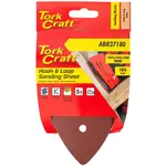 SANDING TRI - 180 GRIT 145 X 145 X 100MM 5/PACK FOR TCMS HOOK AND LOOP - Image 2