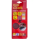 SANDING SHEET ORB 95 X 230MM 80GR PLAIN WITH 8 HOLES 5/PK - Image 2