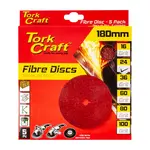 FIBRE DISC 180MM 24 GRIT 5 PACK