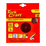 FIBRE DISC 180MM 60 GRIT 5/PACK