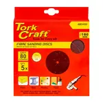 FIBRE DISC 180MM 80 GRIT 5/PACK