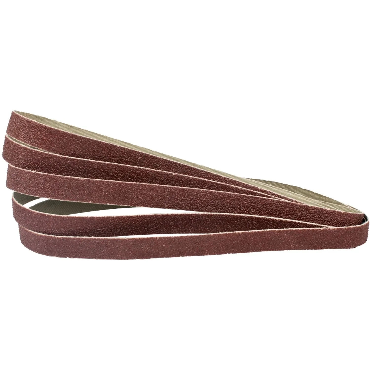 ABR93080.webp POWERFILE SANDING BELT 13 X 451MM 80 GRIT 5/PK - Image 1