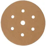 GOLD DISC (50 PIECES) 120 GRIT 150MM X 6+1 HOLES HOOK AND LOOP