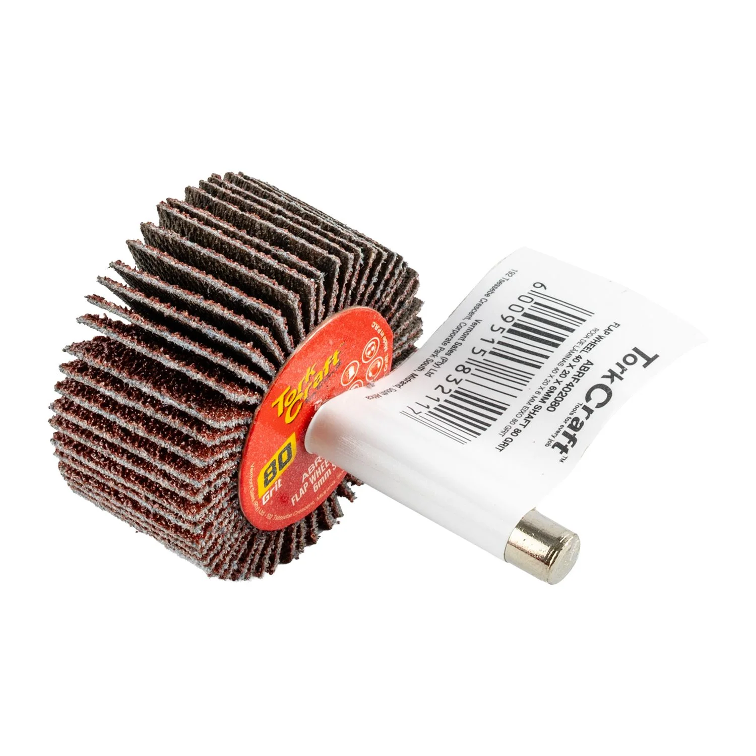 ABRF301580.webp FLAP WHEEL 30 X 15 X 6MM SHAFT 80 GRIT PER EACH - Image 1