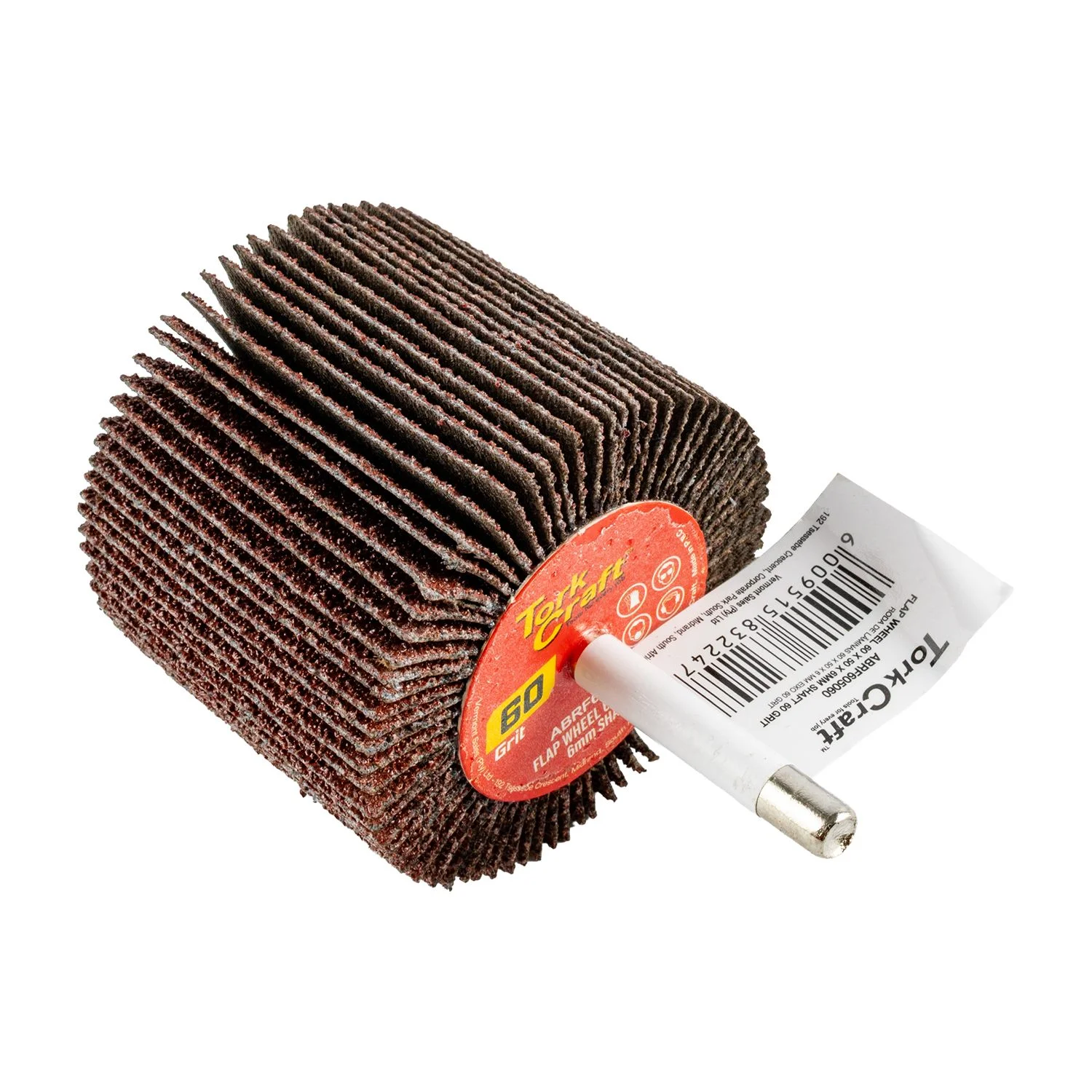 ABRF503080.webp FLAP WHEEL 50 X 30 X 6MM SHAFT 80 GRIT PER EACH - Image 1