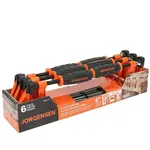 JORGENSEN 6″ 150MM M/DUTY 6 PACK STEEL BAR CLAMP - Image 2