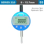 DIG. INDICATOR FLAT and LUG BACK 12.7MM 0.001MM/0.00005″